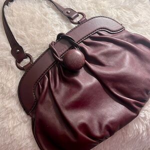 TOD'S Vintage Shopping Media Leather Shoulderbag